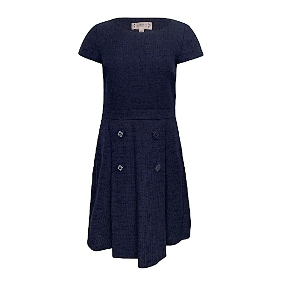 NWOT NANETTE LEPORE navy blue dark academia dress size 2 new without tags