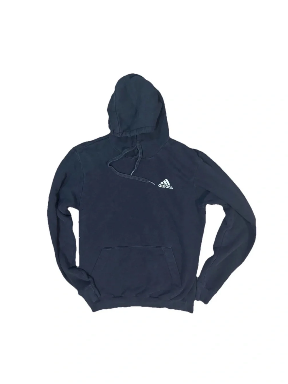 Adidas Hoodie Youth‎ XL Black Pullover Sweatshirt Fits Adult Small