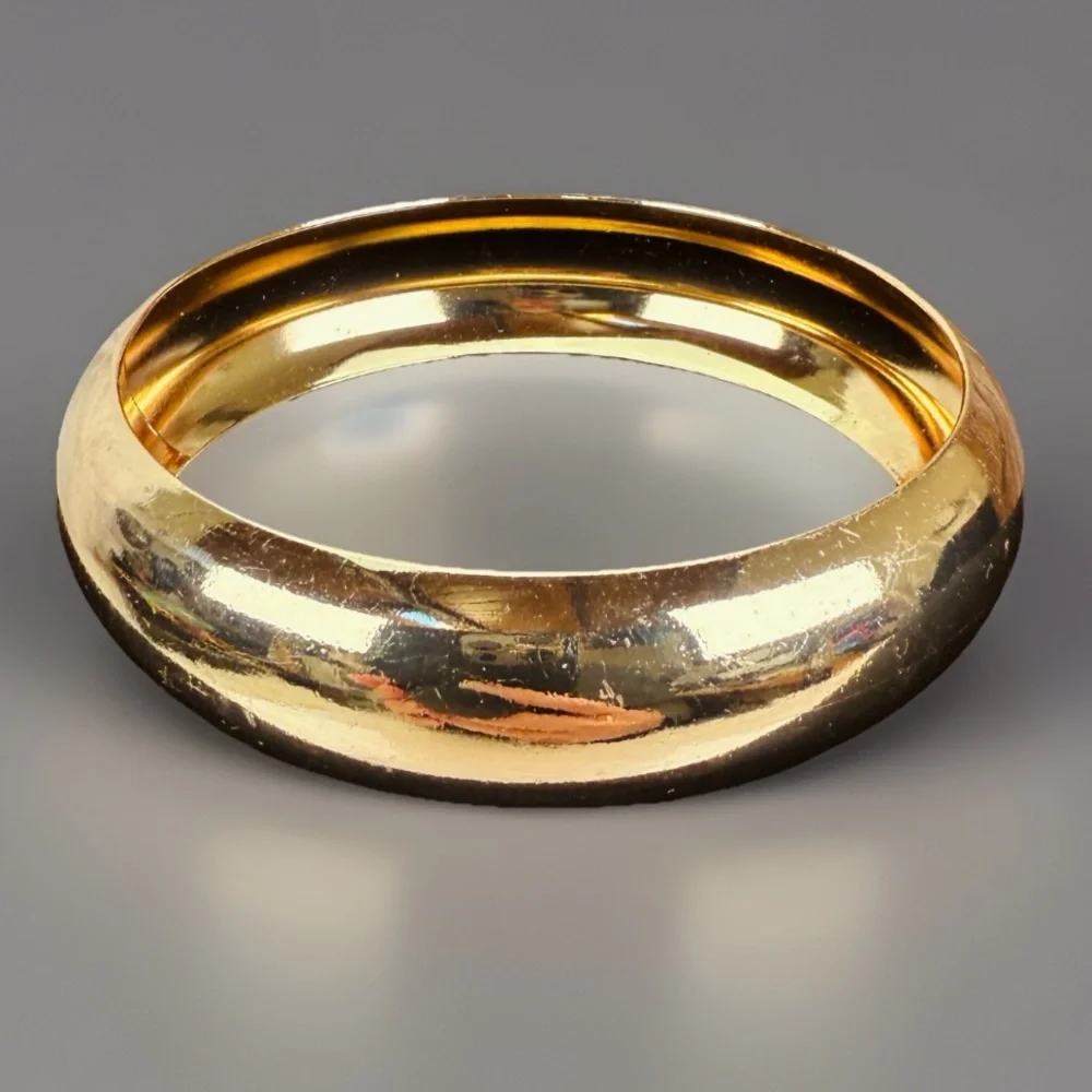 Vintage Goldtone Chunky Stacking Bangle Bracelet