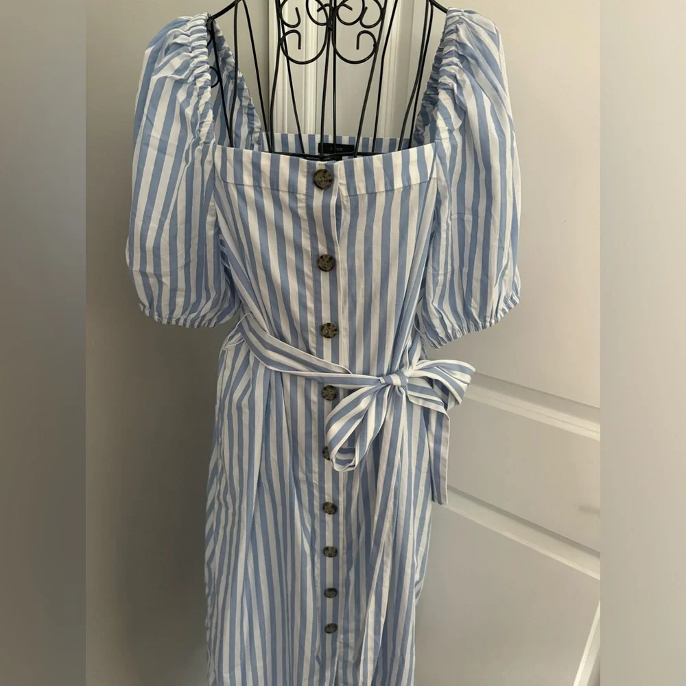 J. Crew Harborfront Carol Stripe Dress in Size Medium