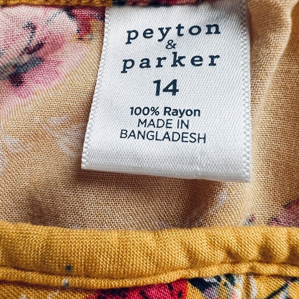 Peyton & Parker yellow floral dress
