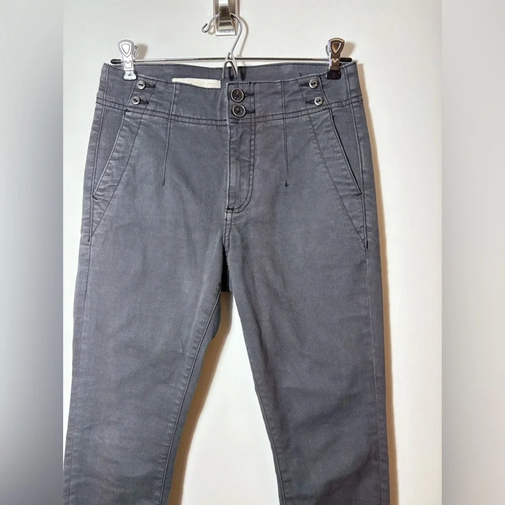Anthropologie Pilcro High-Rise Skinny Jeans Stretch Gray Womens Size 25