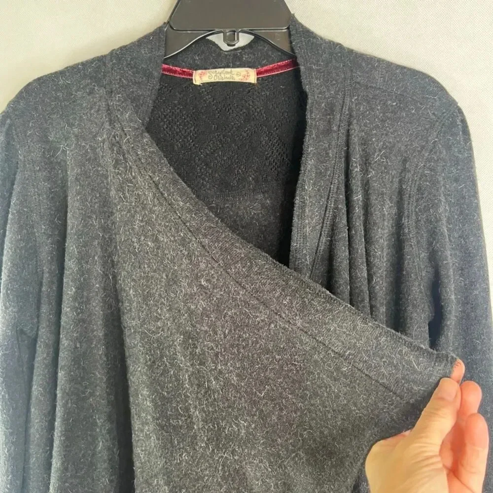Scrapbook Originals Open Front Waterfall Cardigan with Back Bow Size‎ Medium