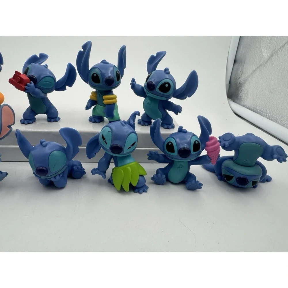 Lilo & Stitch Lot Of 10 Disney Stitch Mini Figures Just Play Hula Gift Cape