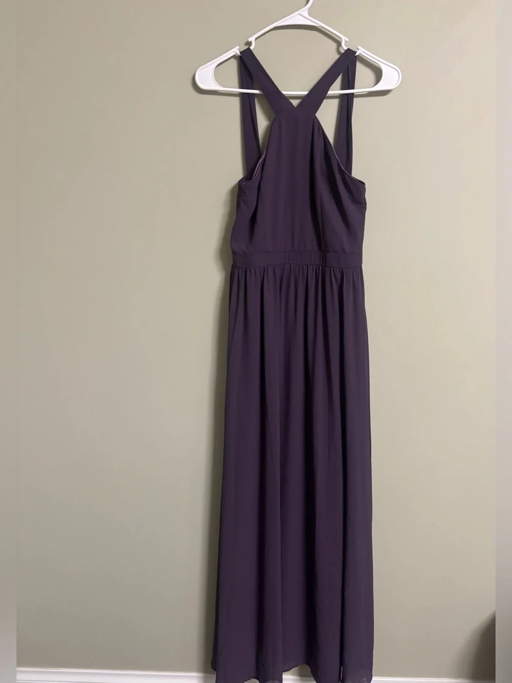 Lulus Size Small Ball Gown Bridesmaid Dress Prom Formal Maxi Dusty Purple Long
