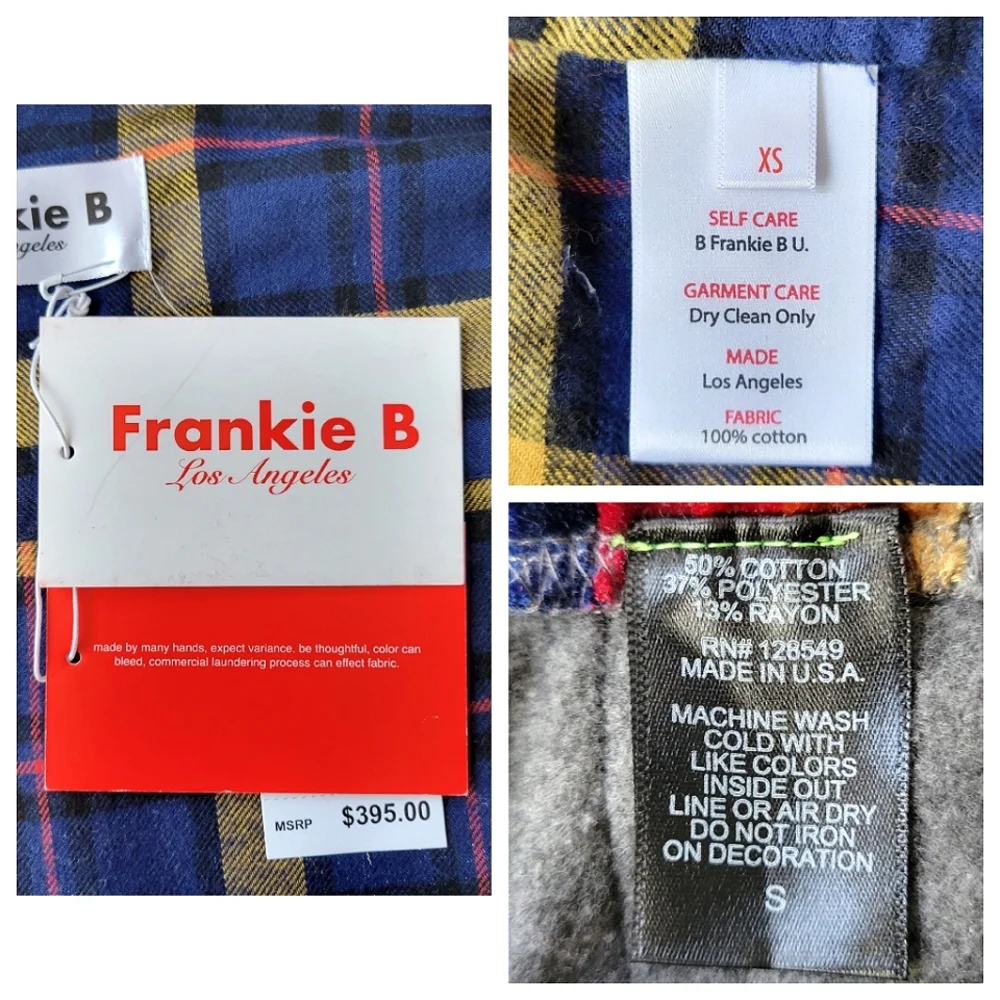 Frankie B. frankie plaid