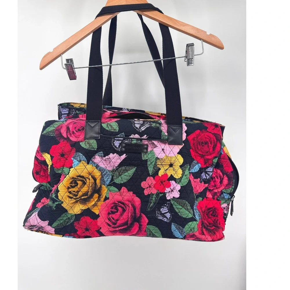 Vera Bradley Keep Charged Triple Compartment Bag, HAVANA ROSE - RARE