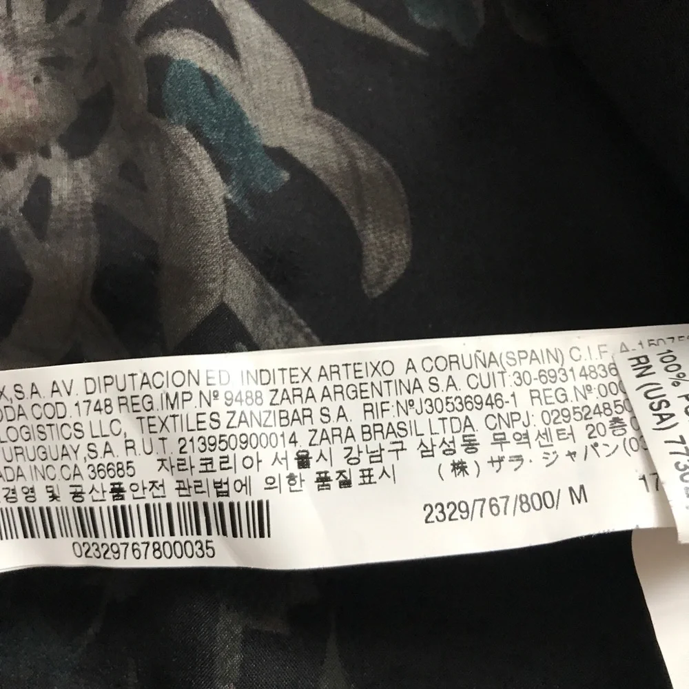 Zara lightweight black