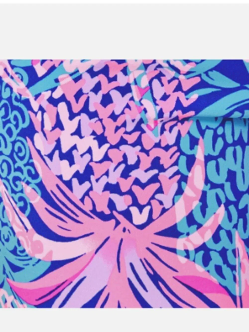 Lilly Pulitzer Corso Pants UPF Stretch Active Pants Golf Preppy Pineapple NWOT 0