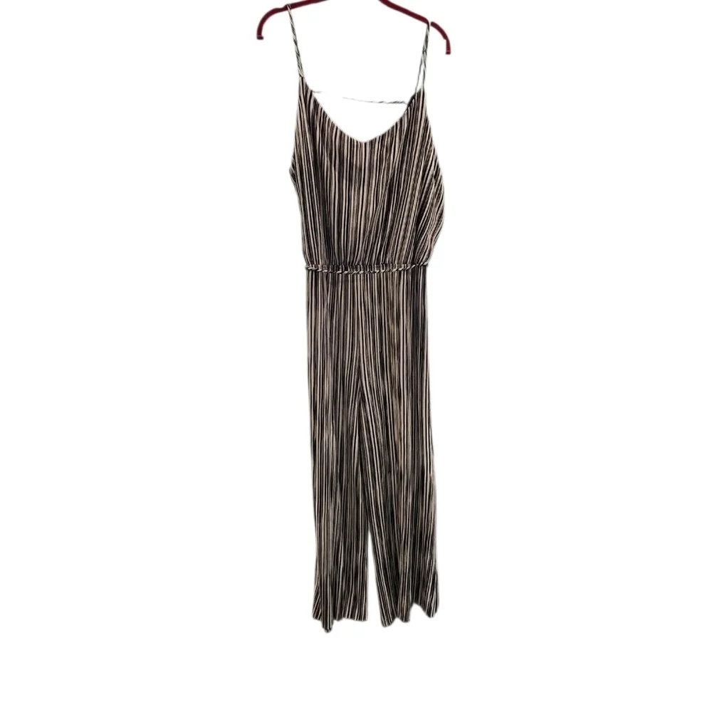 NWT'S Xhilaration Black and White Striped Jumpsuit