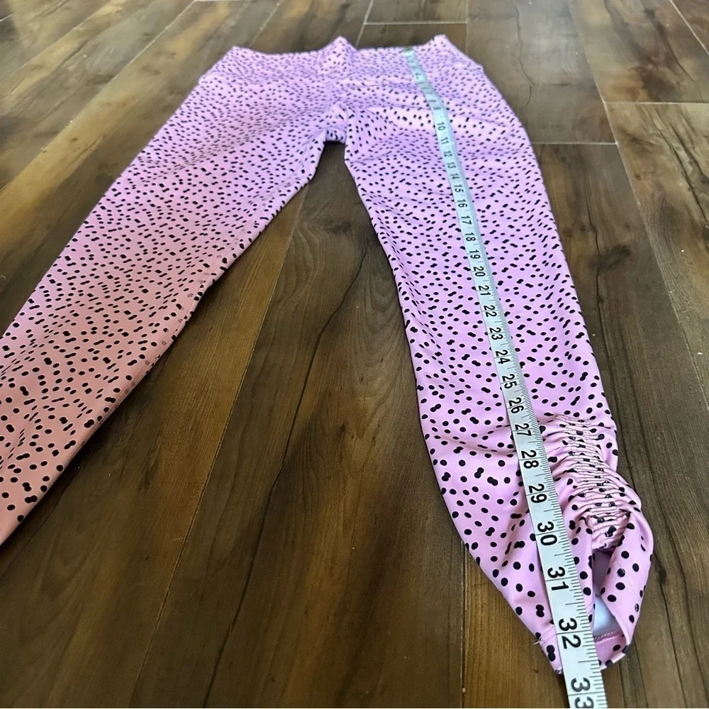 Betsy Johnson | Bubblegum Pink and Black Leggings | Small