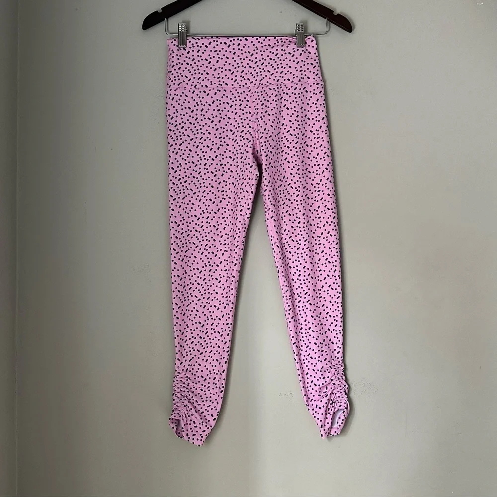 Betsy Johnson | Bubblegum Pink and Black Leggings | Small