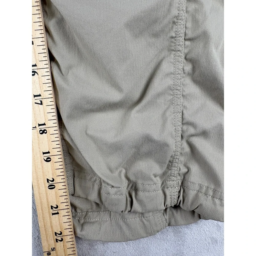 The North Face Aphrodite 2.0 Capri Pants Khaki Tan Herringbone Womens XL Regular