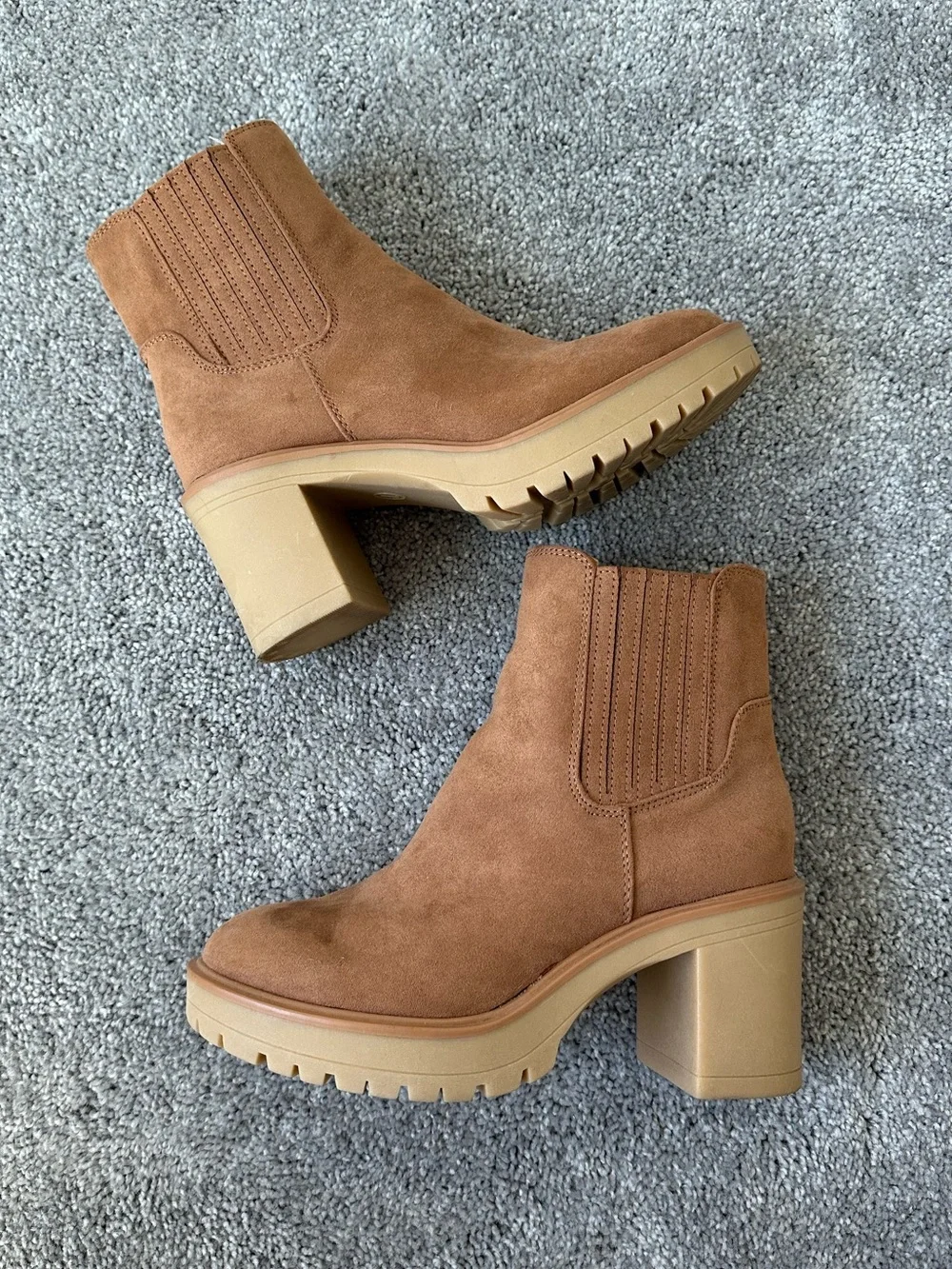 Universal Thread Cognac Suede Boots