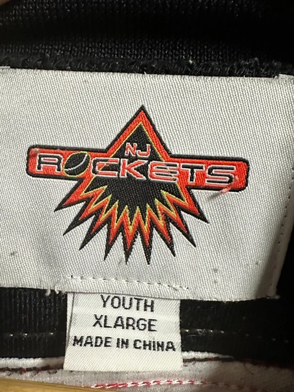 Vintage New Jersey Rockets Hockey Jersey Youth XL