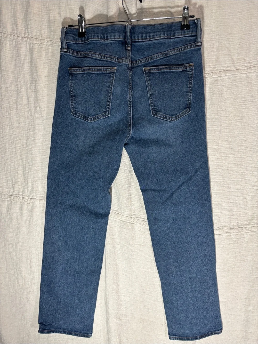 Old Navy Kids 14 Plus Blue Straight-Leg Jeans Adjustable Waist