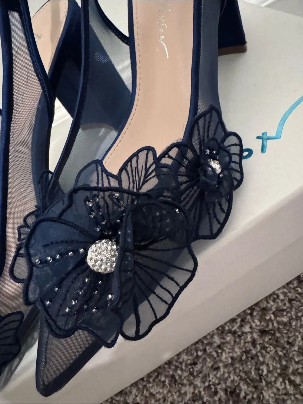 Betsey Johnson elegant navy