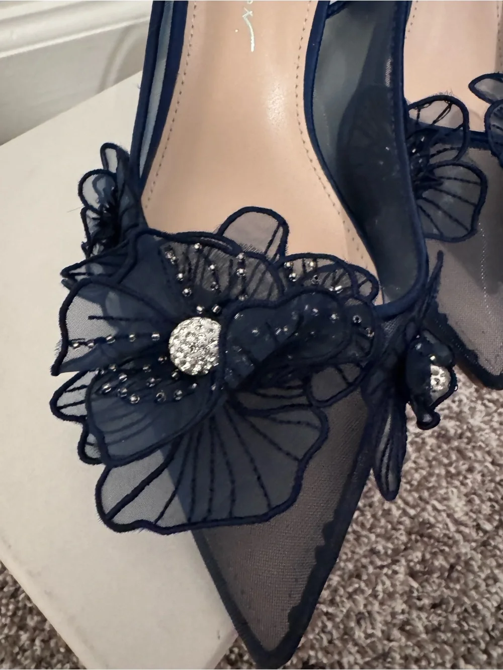 Betsey Johnson elegant navy