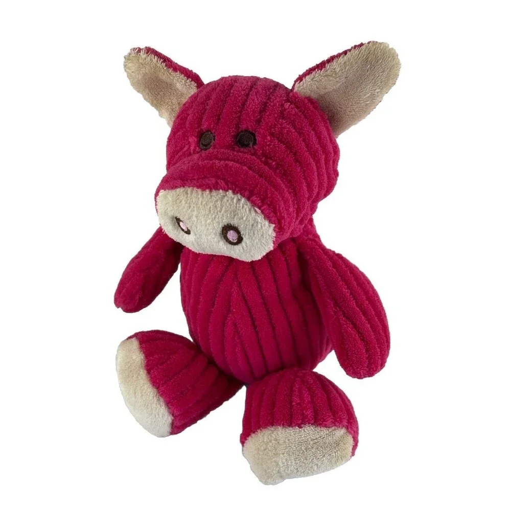 Animal Adventure Pink Corduroy  Ribbed Pig Plush Soft Toy Stuffed Animal 10