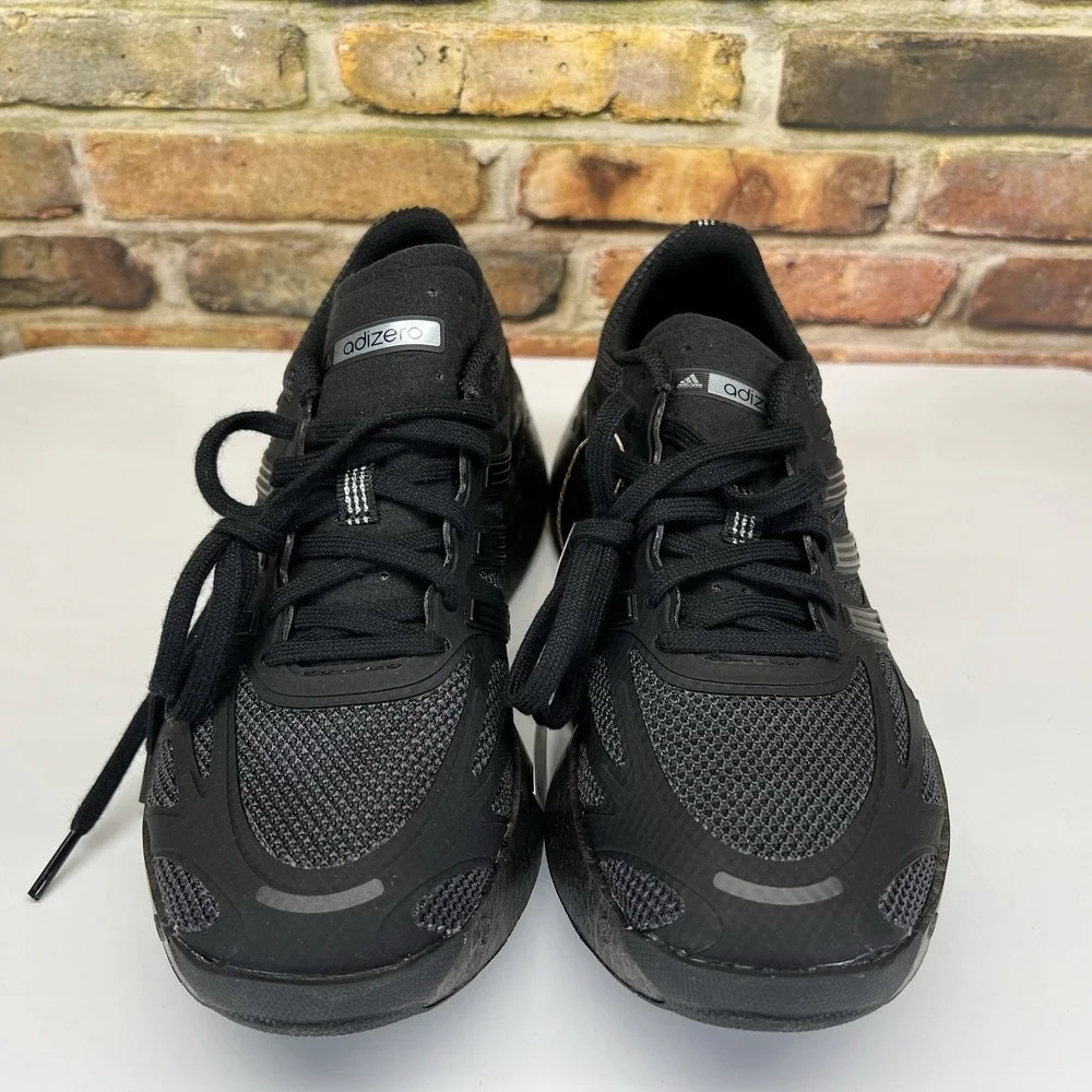 Mens 8 , Womens 9 - Adidas Originals Adizero Aruku  Running Shoes  Core Black