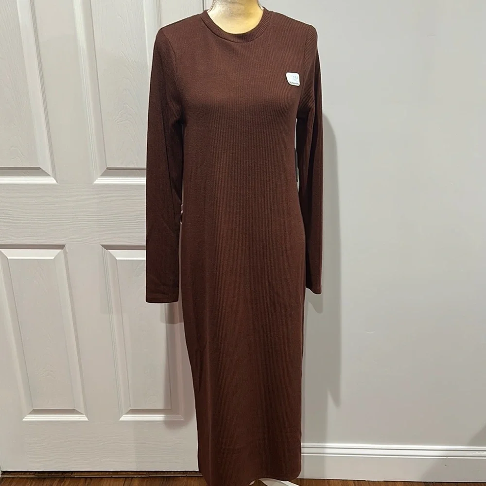 Women’s Ribbed Maternity Dress  M