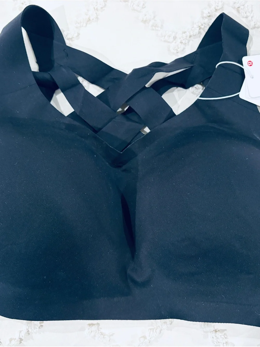 lululemon athletica Black Strappy Seamless Bralette