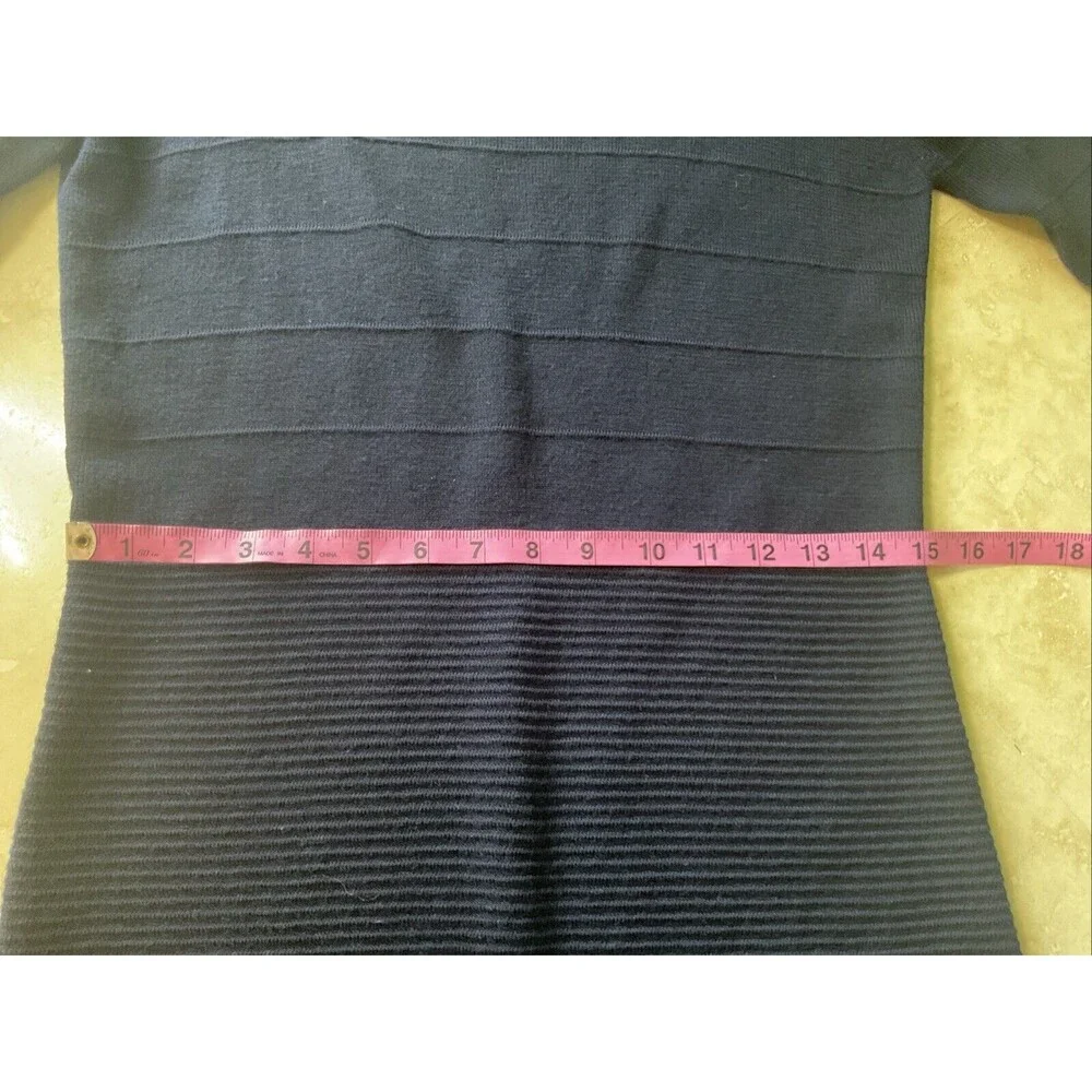Apart Impressions Merino Wool Sweater Dress – Navy Blue – Size M (Fits Small)