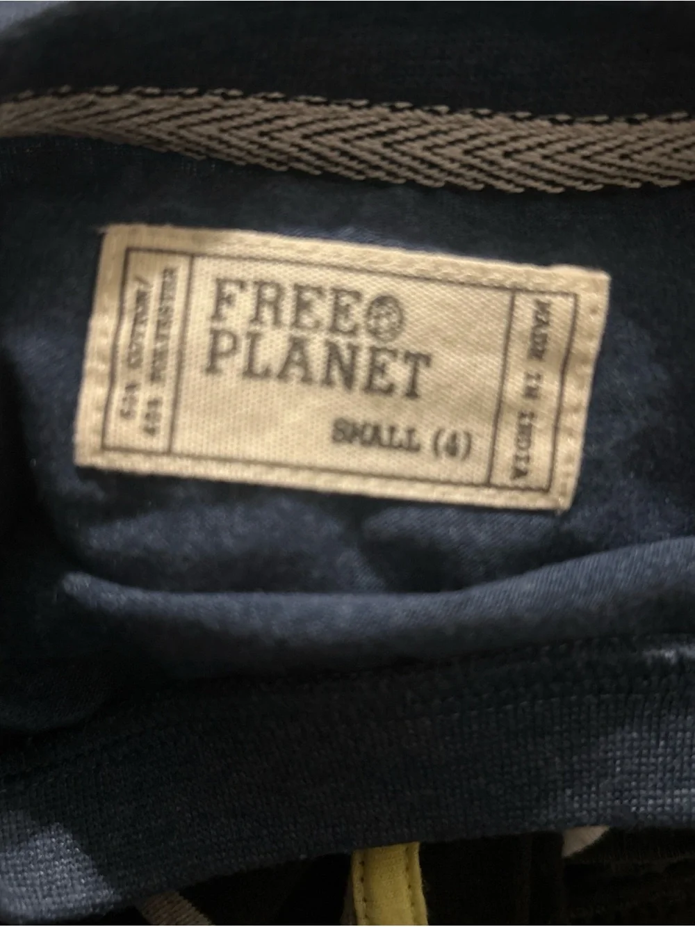 Free Planet Navy Blue Dragon Flight Short Sleeve Tee