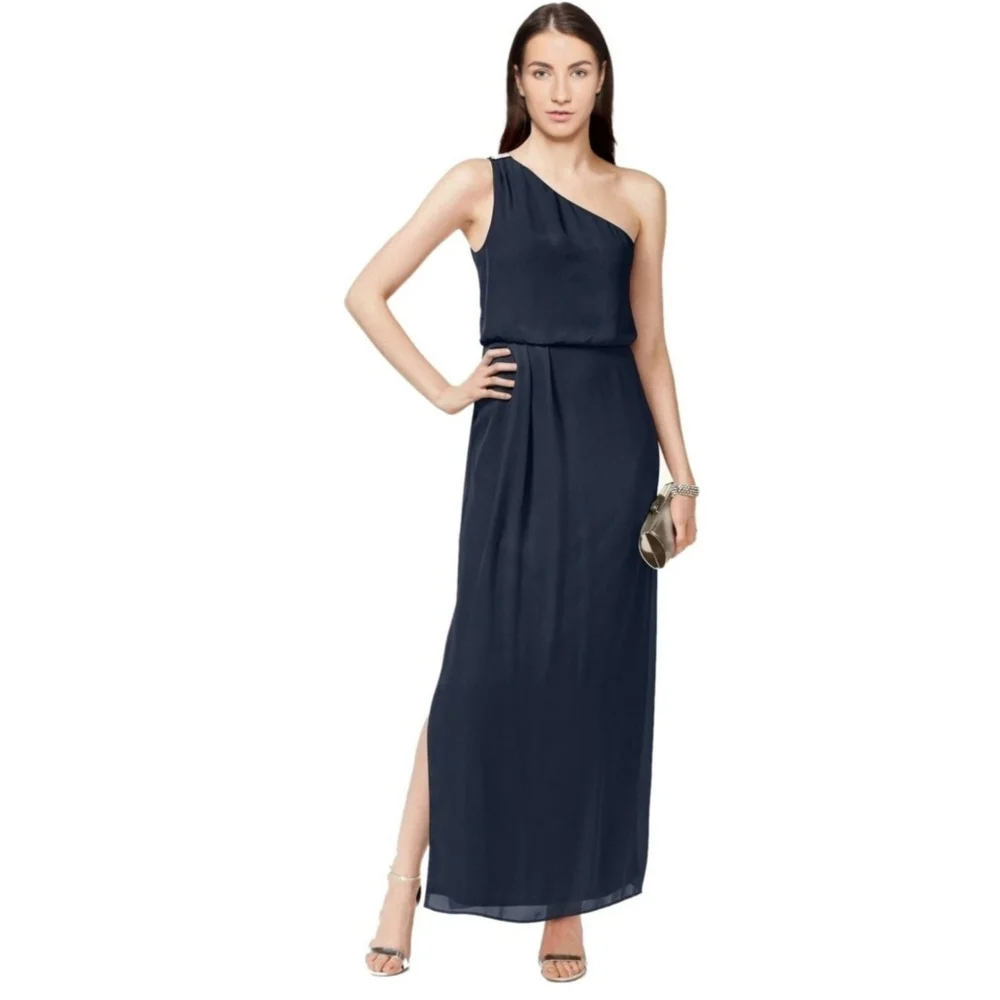 Adrianna Papell Midnight One-Shoulder Dress