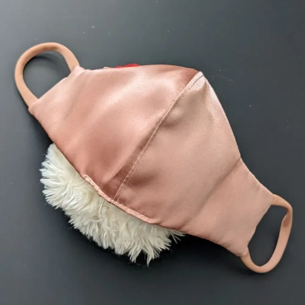 5/$25! New Satin Mask Rose Gold Child Size