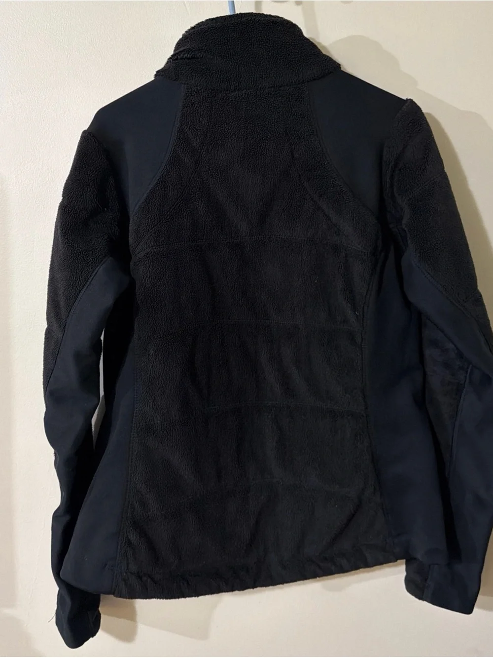 Colombia Black Omni Heat Polar Fleece Women’s Jacket Full Zip Pockets Size XL