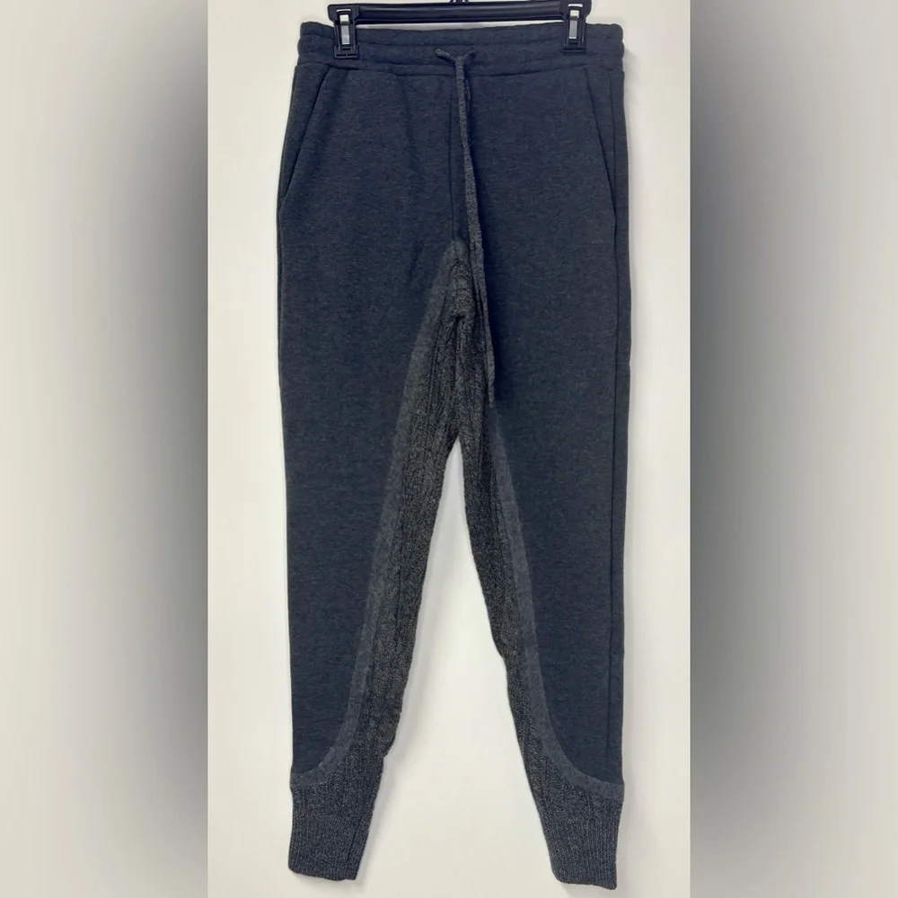 Twenty Montreal Women's Dark Gray Felt Connect Joggers Cable Knit