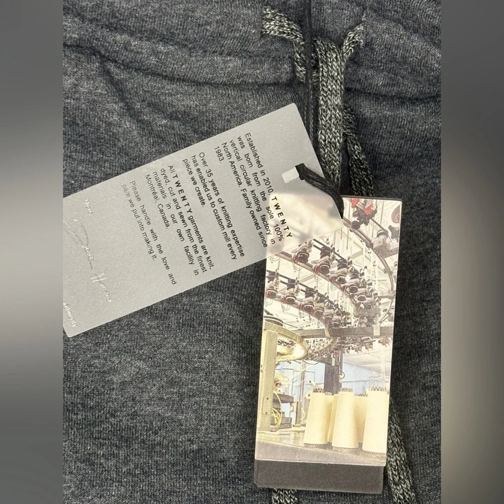 Twenty Montreal Women's Dark Gray Felt Connect Joggers Cable Knit