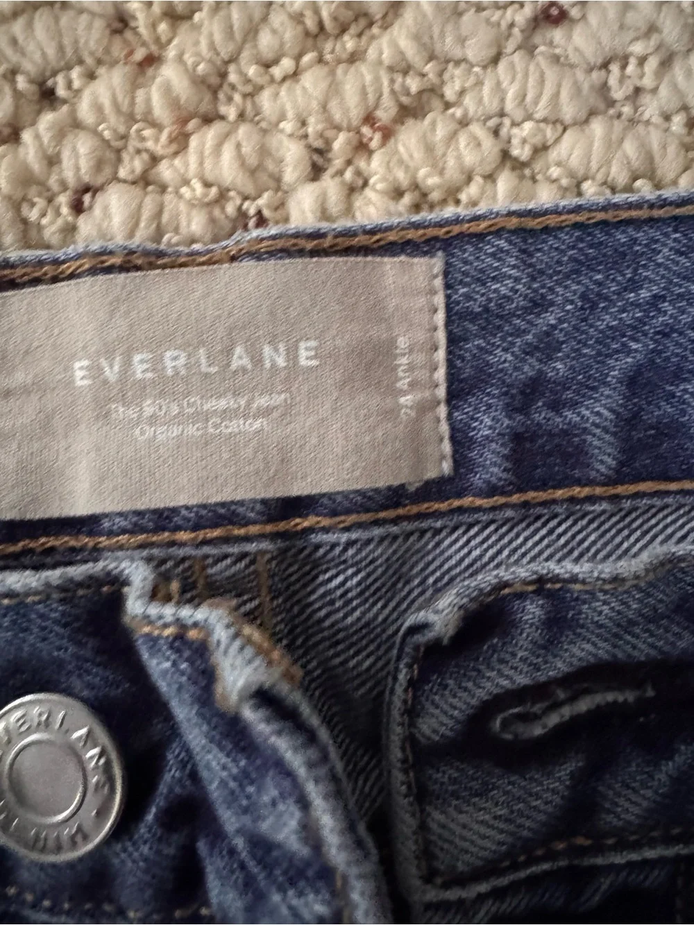 Everlane jeans deep