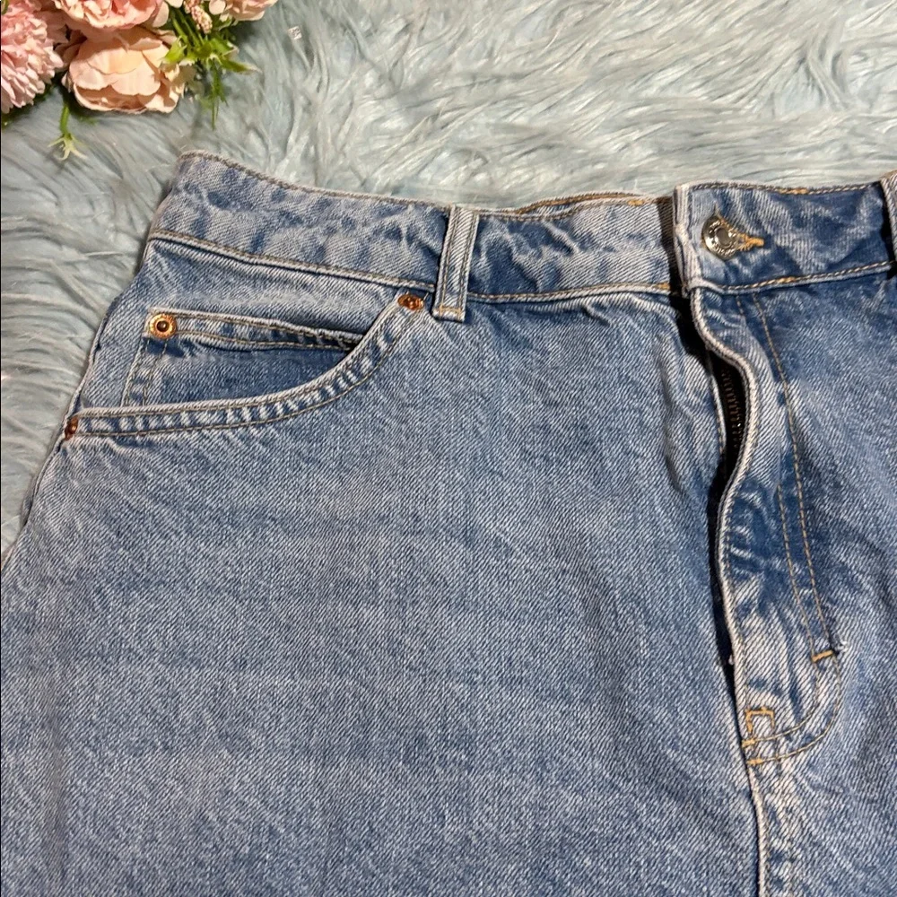 Topshop blue denim