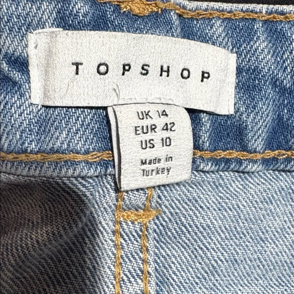 Topshop blue denim