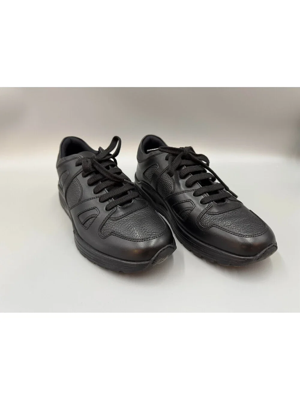 Women’s Common Projects Leather Track Technical Sneakers Black US 8, EU 38