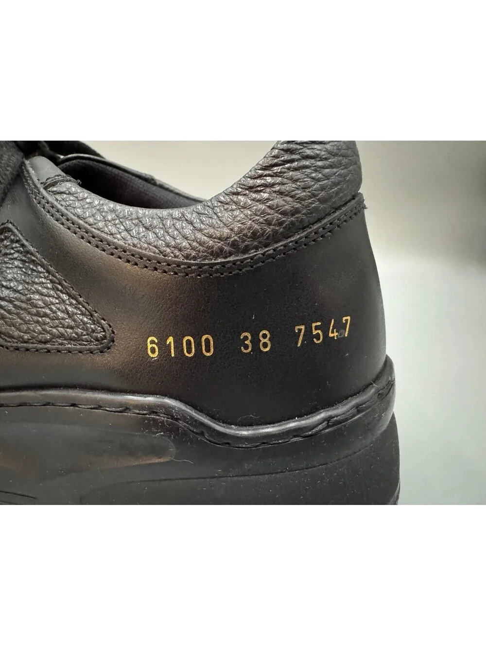 Women’s Common Projects Leather Track Technical Sneakers Black US 8, EU 38