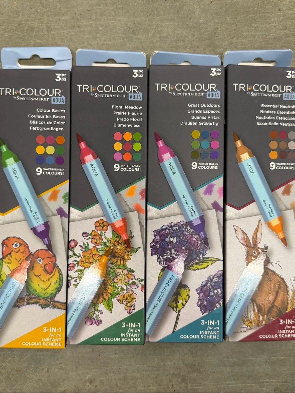 Spectrum Noir colors multiple markers