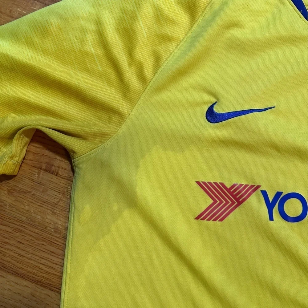CHELSEA  FOOTBALL SHIRT SOCCER JERSEY NIKE YELLOW sz L MEN(f6