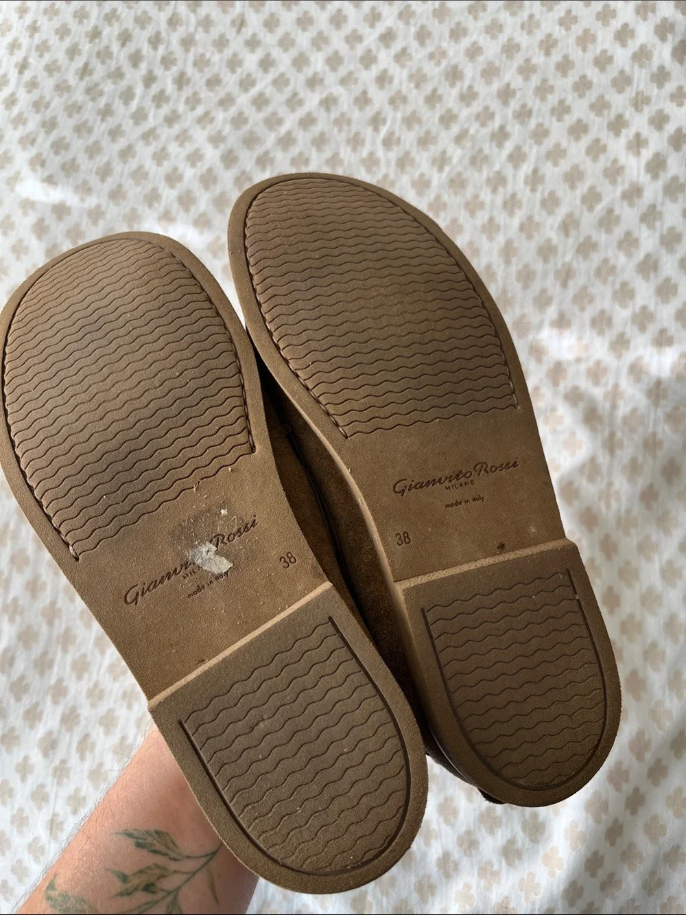 Gianvito Rossi modeled after