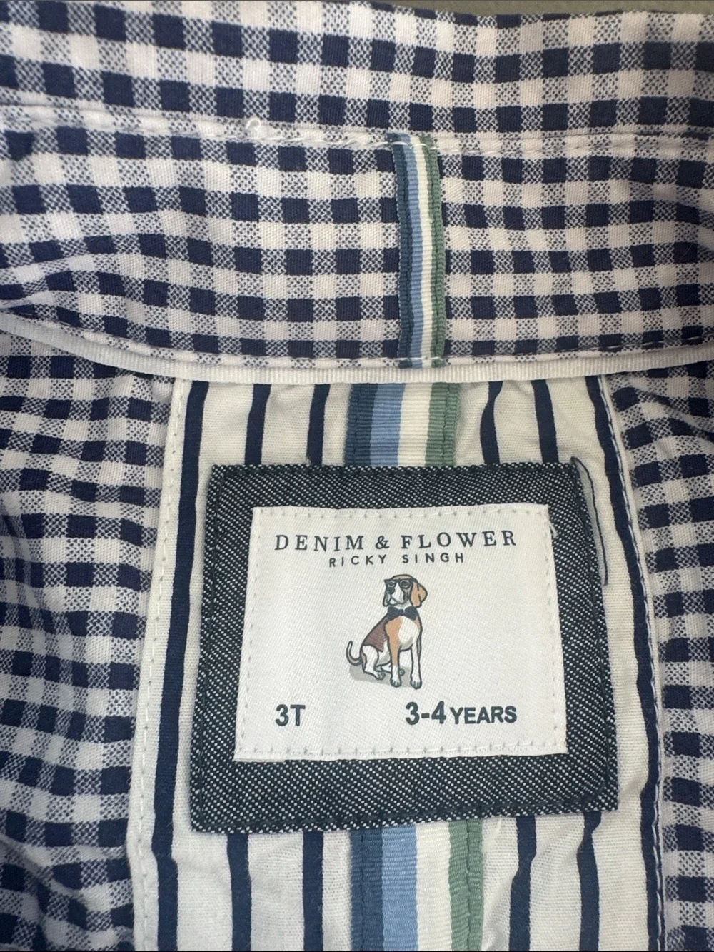 Denim & Flower classic gingham