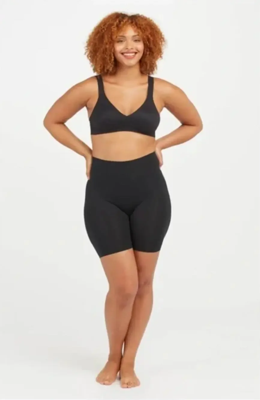 Spanx Very Black Ahhh-llelujah Fit to You Everyday Short Size XL