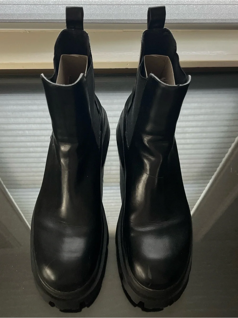 Zara Mid Calf Leather Boots