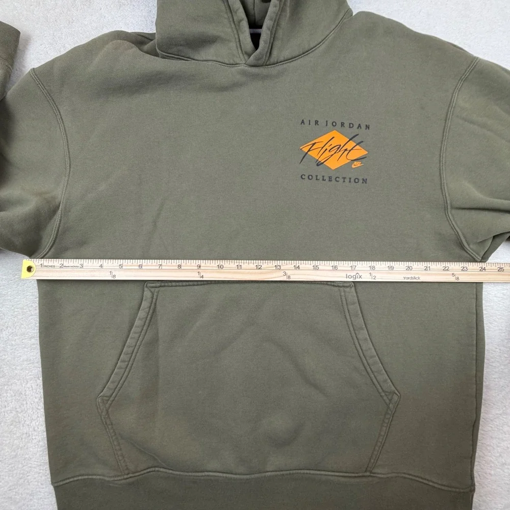 Nike Air Jordan Flight Collection Hoodie Olive Green Michael Jordan‎ Take Flight