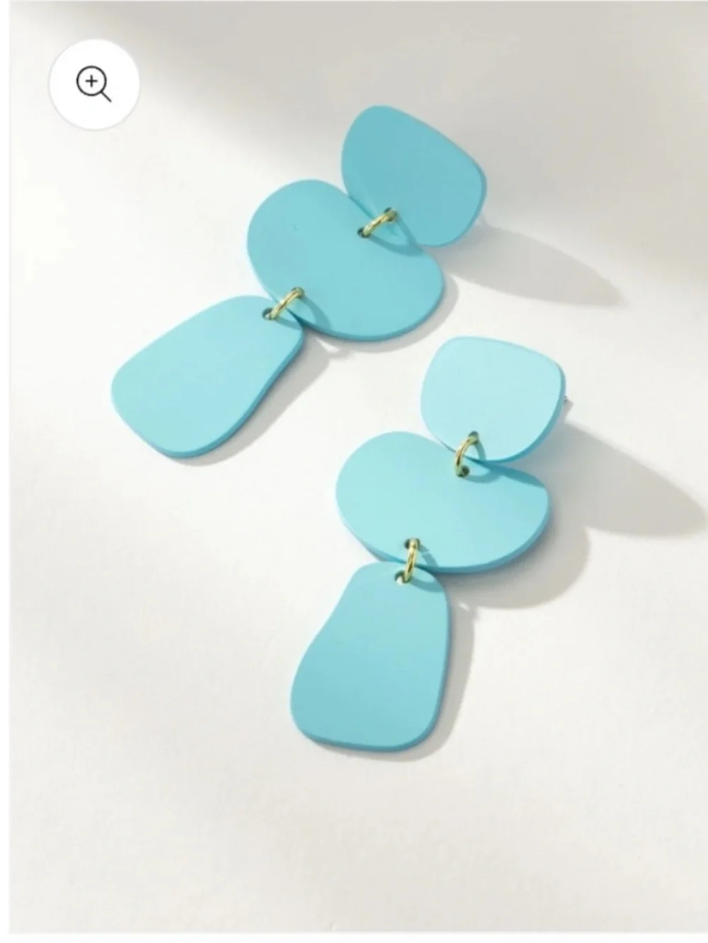 NWT Uncommon James Nudist Earrings in Blue