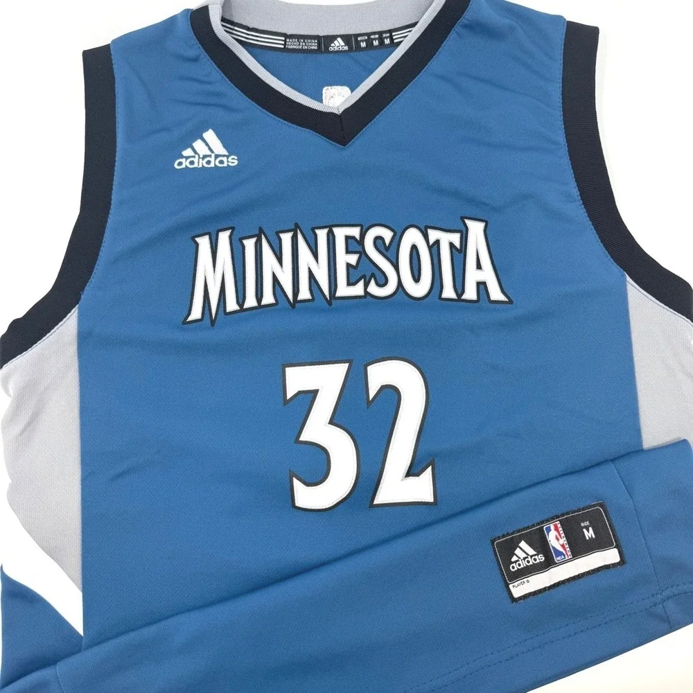 Adidas Minnesota Timberwolves Karl-Anthony Towns 32 Jersey Blue Youth Medium