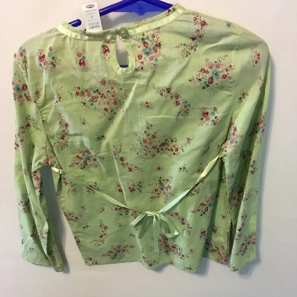 Old Navy Girl Blouse 4T Long Sleeve NWT