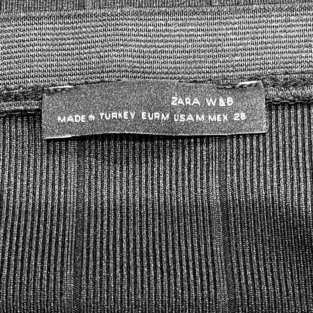 Zara b&w black