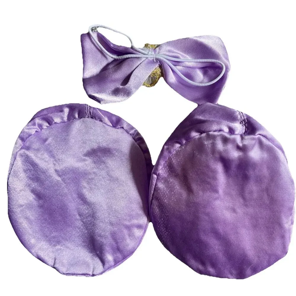 Build-A-Bear purple satin